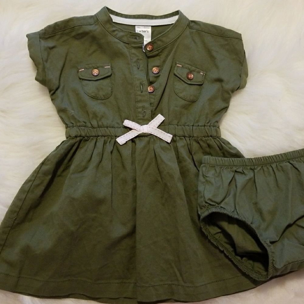 Baby girl Olive dress